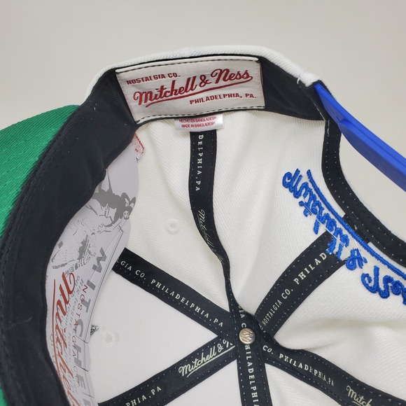 New NBA Mitchell & Ness 2tone XL Logo White Snapback Hat - Orlando Magic - Picture 6 of 6